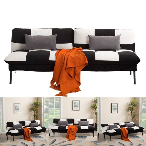 70in velvet futon sofa bed - velvet,